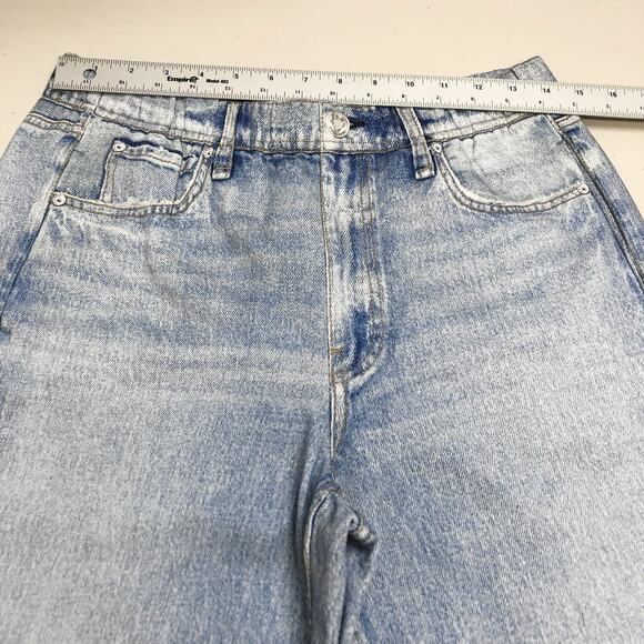 Rag & Bone Womens Jeggings Pants Blue Size M Miramar Terry Pull Wide Leg Cotton - Picture 3 of 9